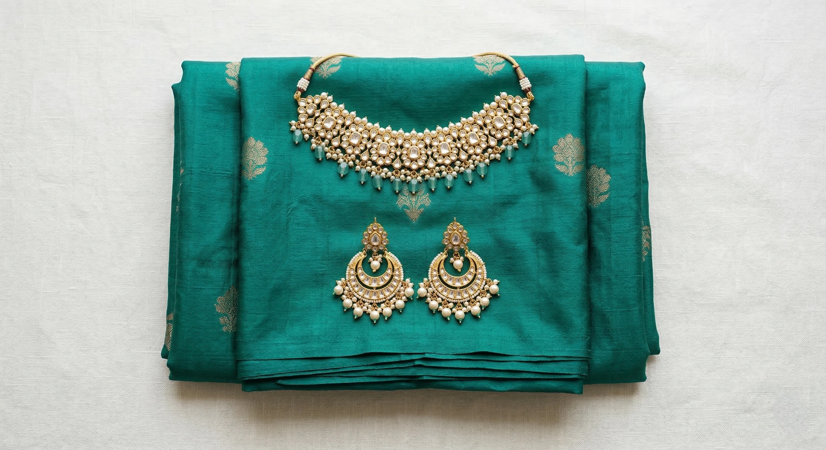 AI jewellery stylist suggesting bridal jewellery for lehenga outfit